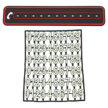 Telephone Number Plate Night Light Tag Vehicle Temporary Parking