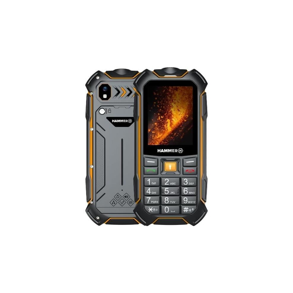 Hammer Schwarz/Orange Boost 2 Ip68 Lte 2,4" Display 3500 Mah - Image 3