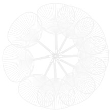 10 uds. abanico japonés uchiwa, kit diy con estructura, manualidades blanco