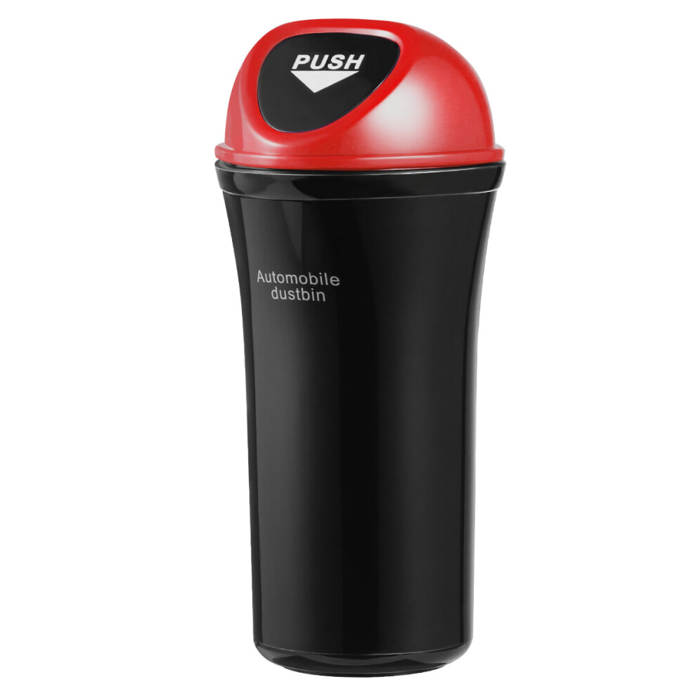 Raindrops Trashcan Car Trash Can Multi-Functional Trash Can Red 3293102785709