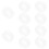 10 Pcs Luminous Drum Rod Ring Silent Drumsticks Practice Tip Aid 7