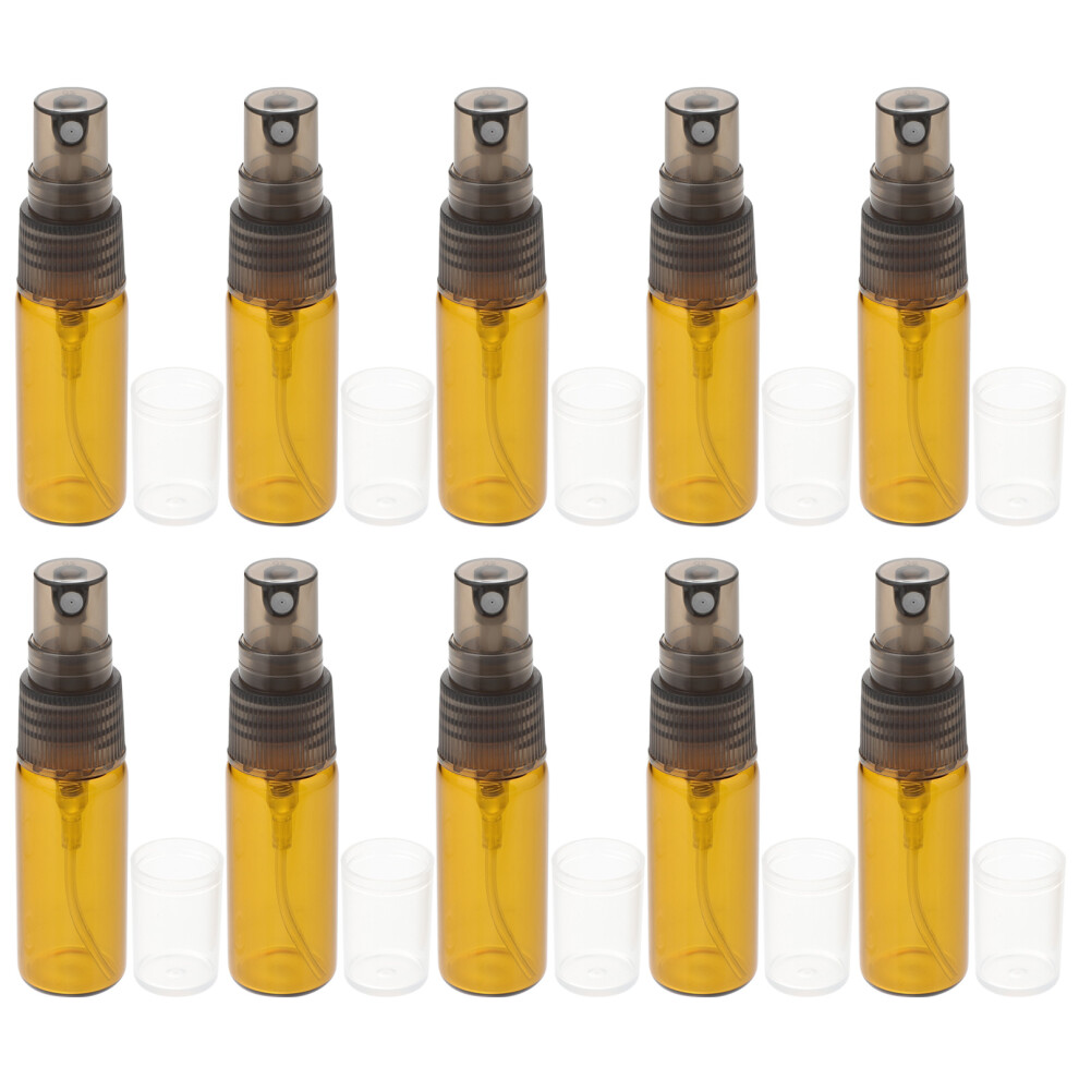 Solustre 10 Pcs Spray Bottle For Essential Oils Bottles Perfume Makeup Glass
