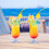 30 Pcs 3D Pineapple Straws Party Supplies 8