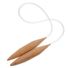 1pc Circular Knitting Needle Sturdy Knitting Rod Wood Knitting Needles