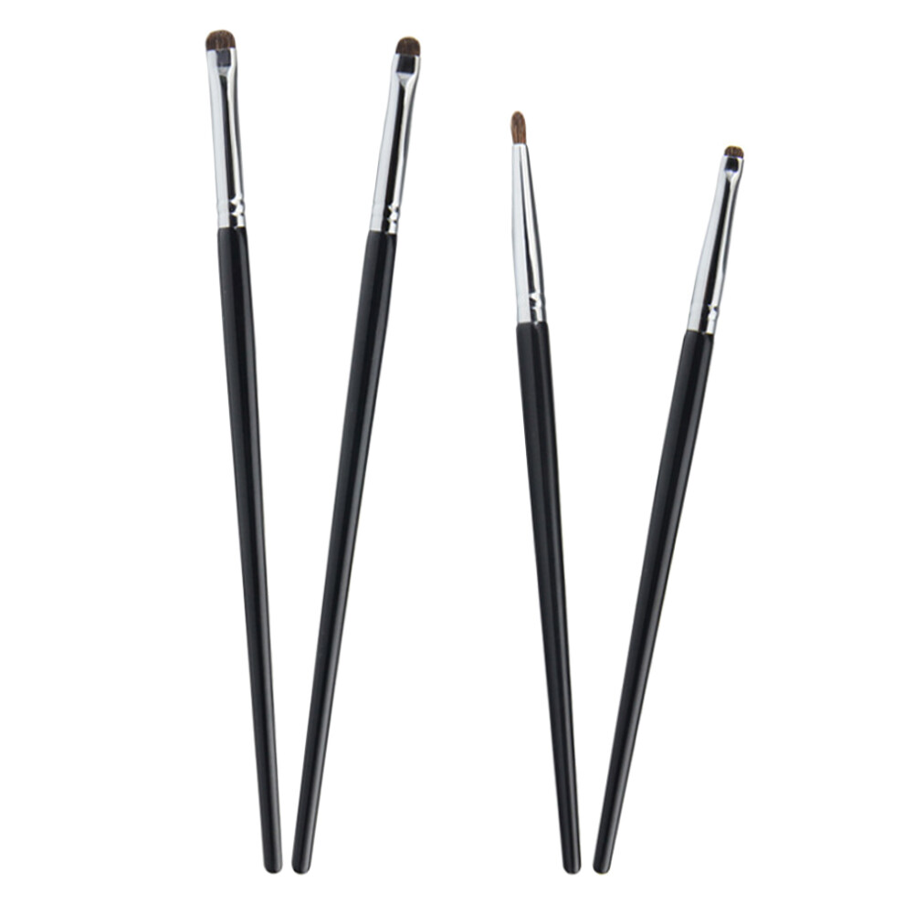 Solustre 4Pcs Eyeliner Brush Applicators For Precise Eye Makeup