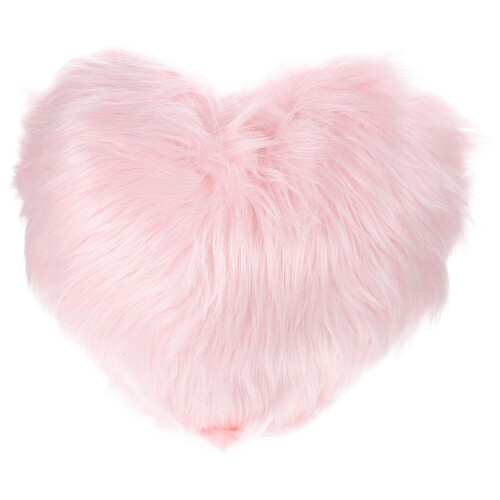 Pink Heart Pillow Soft Plush Sofa Cushion 1set