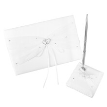 Sign In To This Pen Miss Bridegroom Wedding Guest Book Satin Guestbook