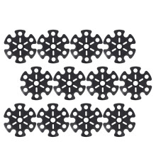12 Pcs Trekking Pole Protector Travel Accessories Snowflake Shaped