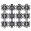 12 Pcs Trekking Pole Protector Travel Accessories Snowflake Shaped 7