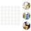 60pcs clear acrylic circle drink tags for glasses 9