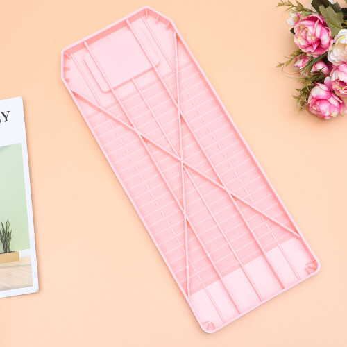1set Scrubby Board Plastic Pink Washing Board For Bathroom Use 2