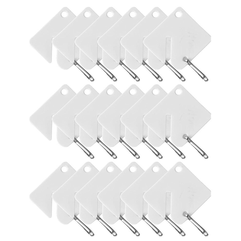 Identification Labels Acrylic 60Pcs 1.6X1.5in 3293121131808