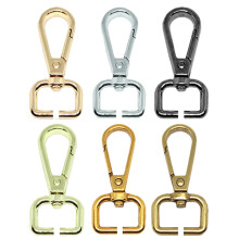 6 Pcs Zinc Alloy Metal Buckle Bag Hook Durable For Bag Owners