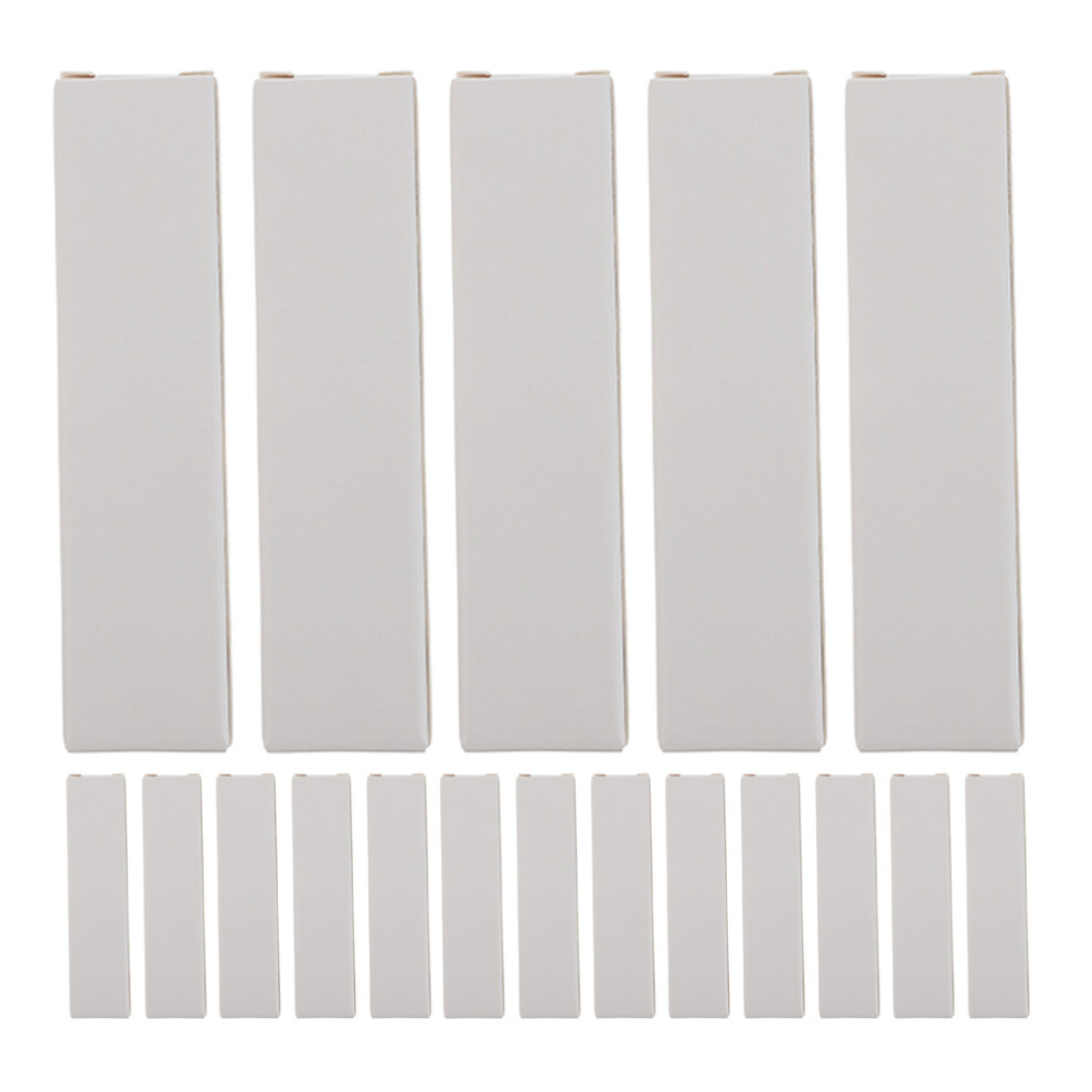 Artibetter 50Pcs Reusable Empty Lipstick Tubes Kraft Paper Makeup Sample Storage