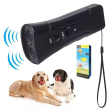 Ultraschall-Doppelkopf-Anti-Bell-Hundetrainingsger