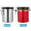 1Pc Stainless Steel Storage Holder Coffee Bean Sealed Jar 4