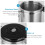 1Pc Stainless Steel Storage Holder Coffee Bean Sealed Jar 5