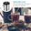 1Pc Stainless Steel Storage Holder Coffee Bean Sealed Jar 11