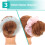 5Stk Damen Haaraccessoire Elastisch Stoff Mehrfarbig Haarschmuck 6