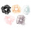 5Stk Damen Haaraccessoire Elastisch Stoff Mehrfarbig Haarschmuck 2