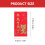Red Envelopes Paper 48pcs 6.7x3.5x0.04in 2