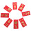 Red Envelopes Paper 48pcs 6.7x3.5x0.04in 6