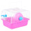 Hamster Cage Food Bowl Plastic Rosy 1pack 3