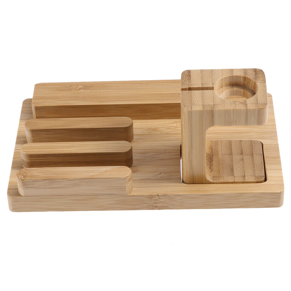 1Set Charging Dock Holder Wood Material For Devices 3293102713757