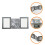 Picture Frame Wooden Multi 1pack 16.1x7.3in 4