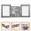 Picture Frame Wooden Multi 1pack 16.1x7.3in 2