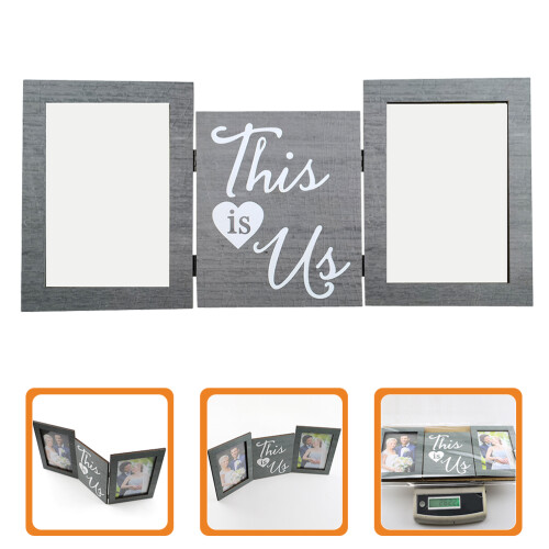 Picture Frame Wooden Multi 1pack 16.1x7.3in 1