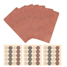 120 Pcs Brown Envelops With Sealing Stickers Kraft Paper Envelopes
