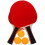 1set Portable Table Tennis Paddle Set For Training And Exercise 1
