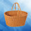 Raindrops Firewood Basket Wicker Large Storage Square Container Brown 8