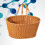 Raindrops Firewood Basket Wicker Large Storage Square Container Brown 7