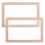 Wooden Paper Making Screen Traditional Craftsmanship 2pcs 1