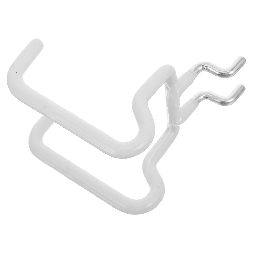 White Metal Pegboard Hook For Kitchen Wall Shelving Organizer 3293102733427