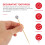 Mlins 100 Pcs Para Fruit Stick Cocktail Picks Chocolate 11