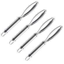 4St Vis Schaalreiniger Rvs Vis Schraper Comfortabel Handvat