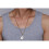 Guitar Shaped Pendant Multicolor Necklace Decoration 5