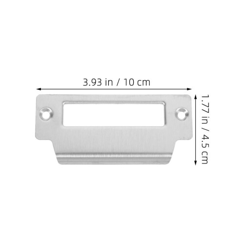 6 Pcs Strike Plate Reinforcement Security Door Device Silver 2