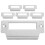 6 Pcs Strike Plate Reinforcement Security Door Device Silver 10