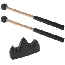 1Set Muzikale Drumsticks Met Houder Voor Tongue Drum Performance