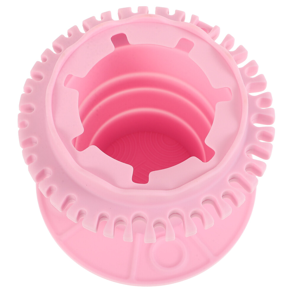 Iplusmile Foldable Silicone Makeup Brush Cleaner Bowl Folding Cleansing Cup