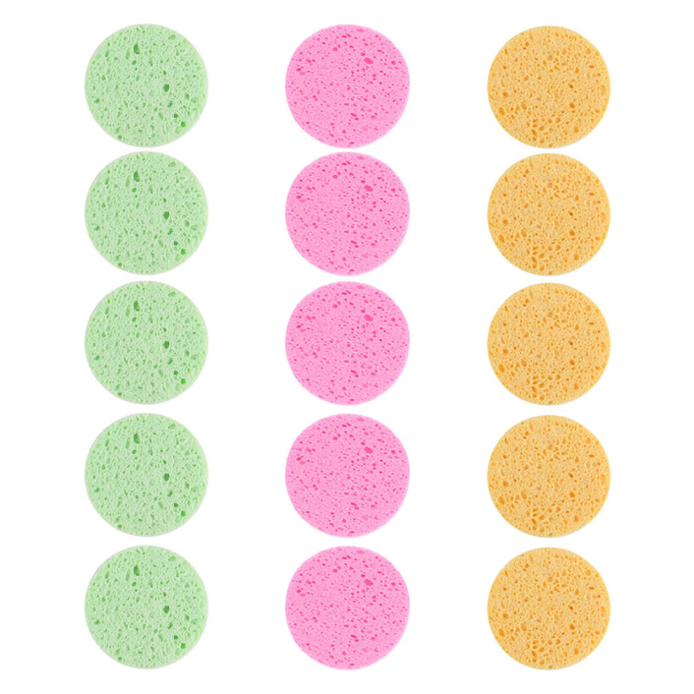 Aboofan 15 Pcs Makeup Powder Miss Foundation Applicator Girl Face Washing Puff