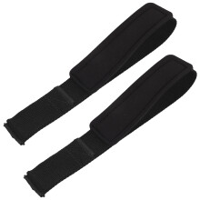 1Paire Bracelet Poignet Anti-Dérapant Polyester Noir Pour Musculation