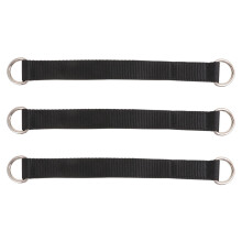 3Pcs Lightweight Nylon Gymnastic Ring Belt for Indoor Fitness Training
