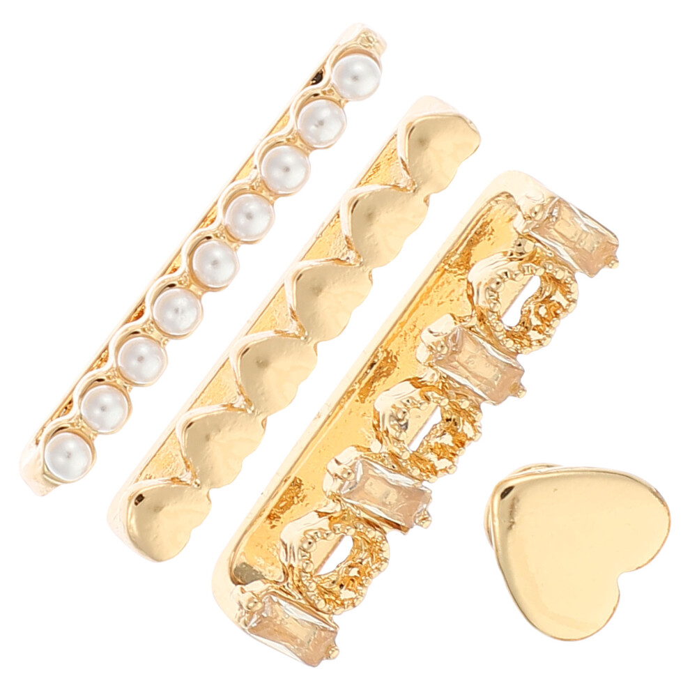 4 Pcs Watch Ring Charms Decorative Watchband Connectors 3293121120468