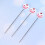 3pcs Baking Tool Cake Tester Cooking Bread Tool Biscuit Stirring Pin 10