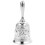 Hotel Bell Metal Restaurant Call Bell Silver 1pack 5